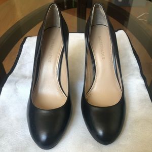 Saks Fifth Ave Black Ballerina Heels